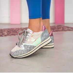 Mi.iM Miumiu Silver Glitter Sneaker